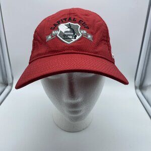 Capitol Cup Red Baseball Cap Hat Hook & Loop Under Armour MD VA UA